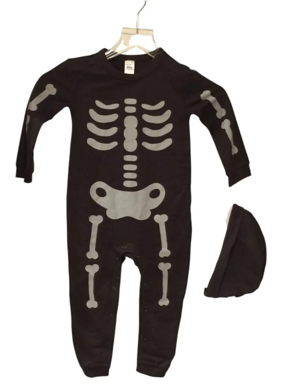 Carters 24 Months Skeleton Romper & Cap Set of 2